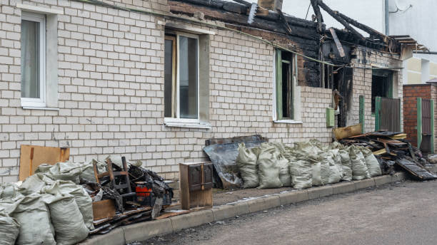 Professional Soot Cleanup technician working in Woodbine, NJ